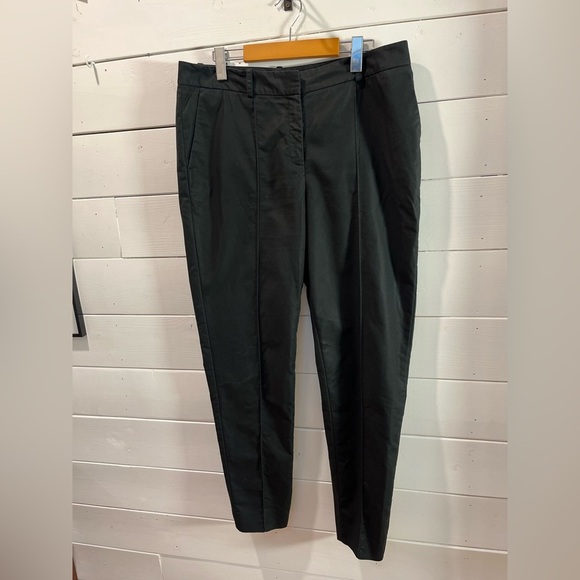 🖤 LAFAYETTE 148 NEW YORK – Black Cropped Barrel Pants – Size 12 - Picture 4 of 9